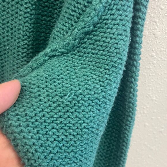 American Eagle Women's Green Knit Dolman Sleeve Scoop neck Sweater SMALL 740 - Picture 2 of 6